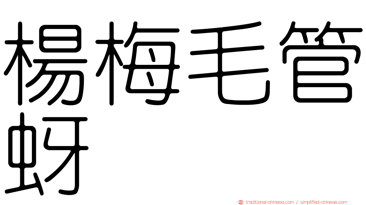 楊梅毛管蚜