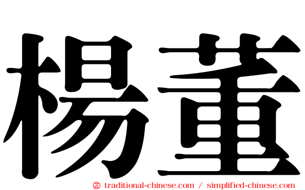 楊董