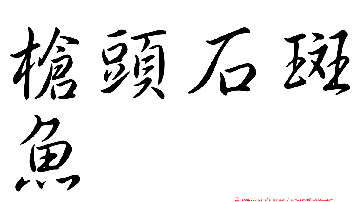 槍頭石斑魚