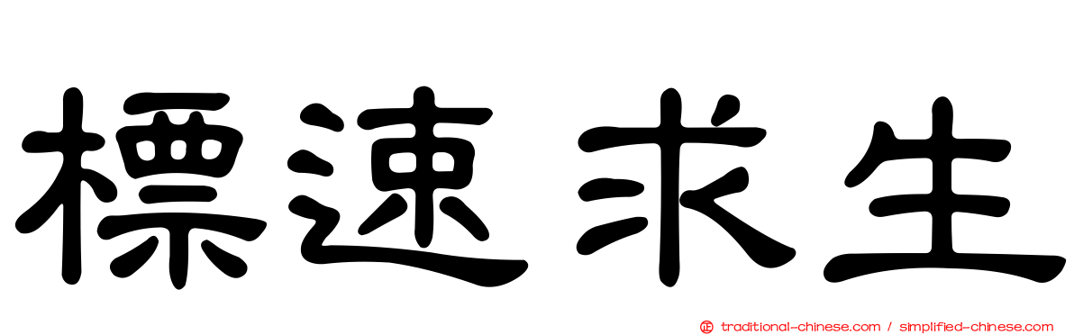 標速求生