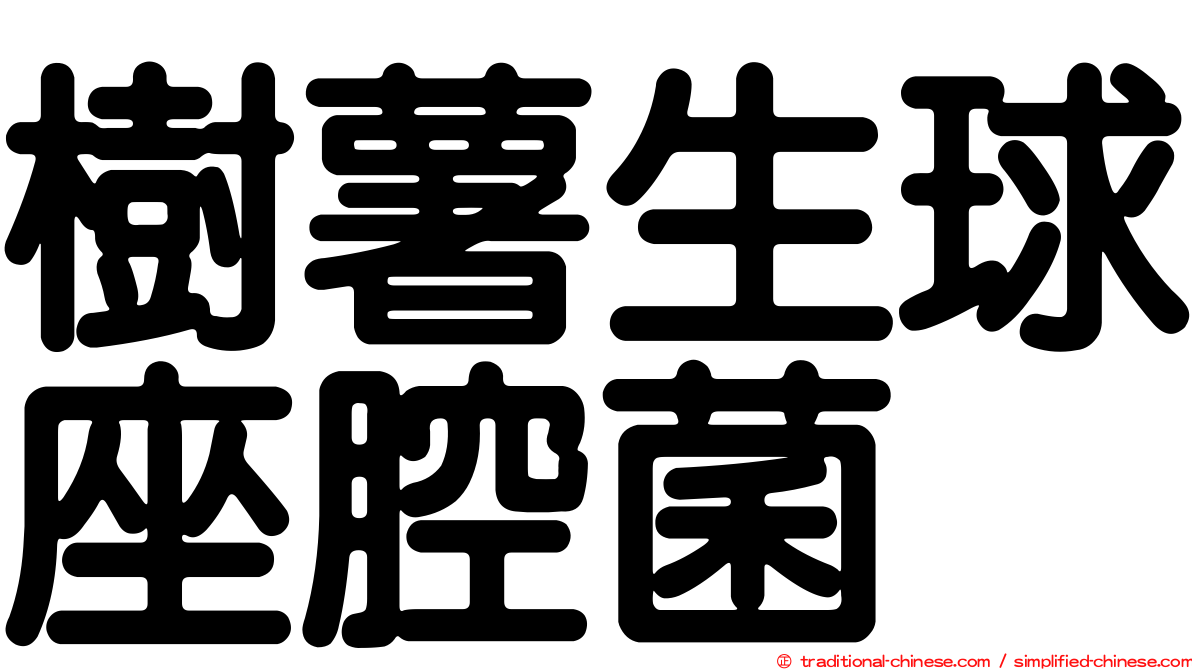 樹薯生球座腔菌
