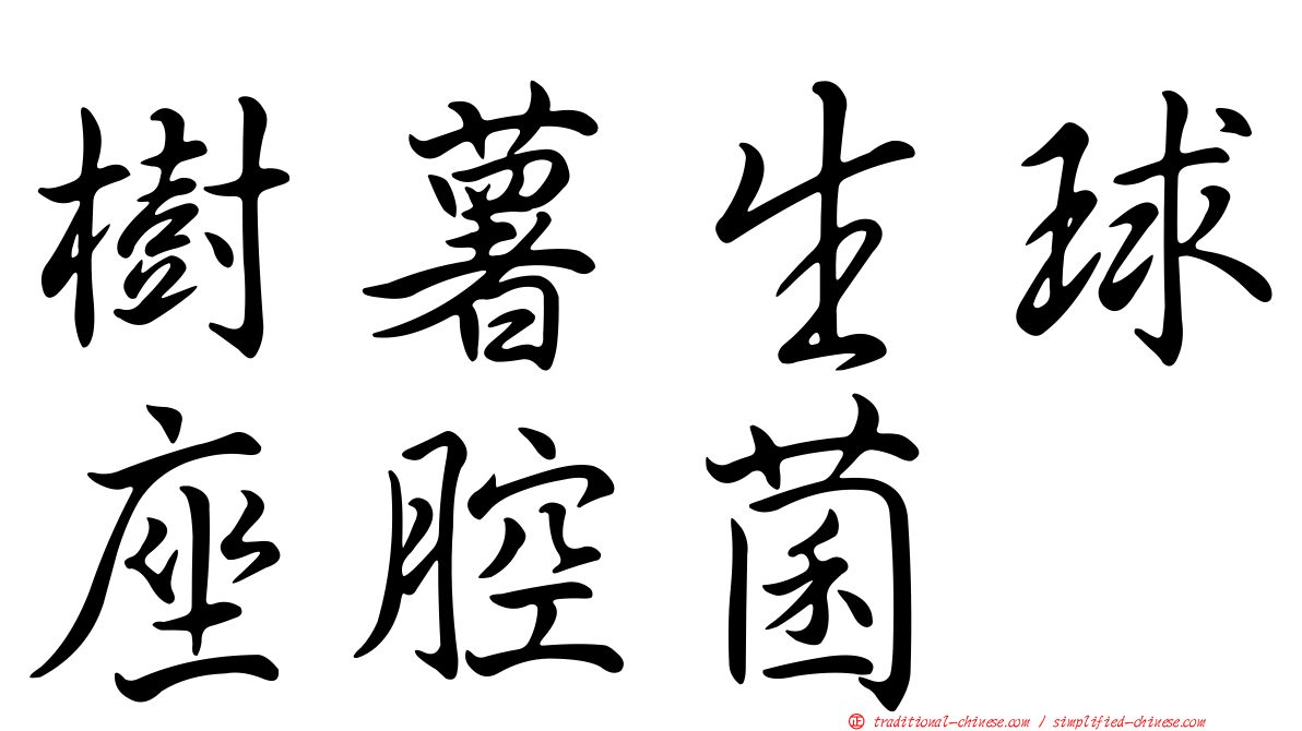 樹薯生球座腔菌