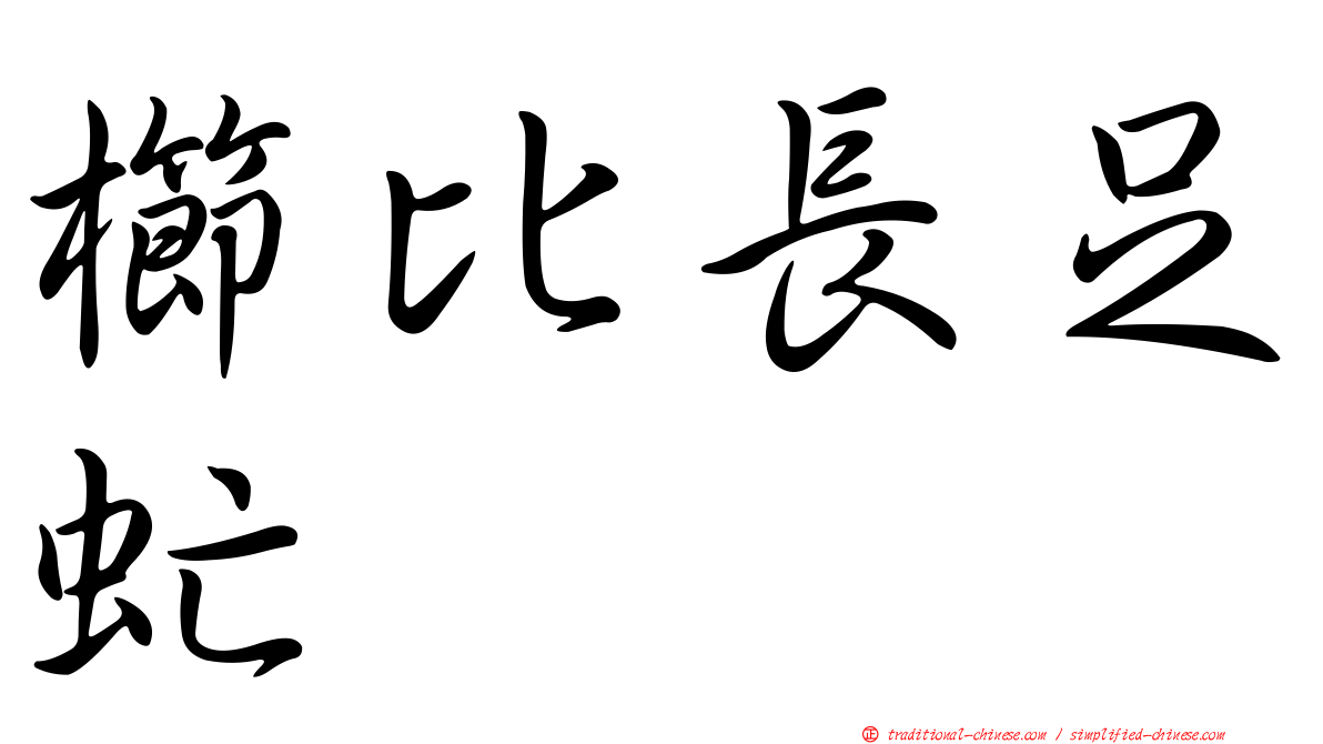 櫛比長足虻