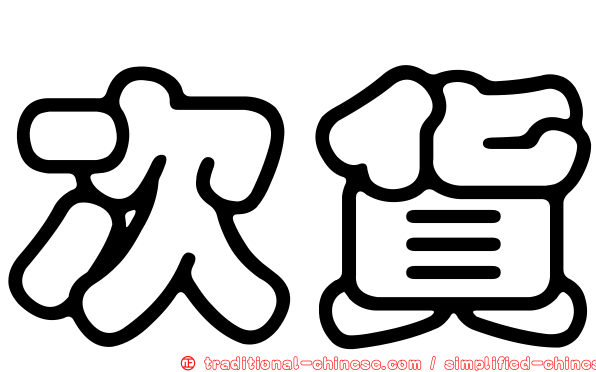 次貨