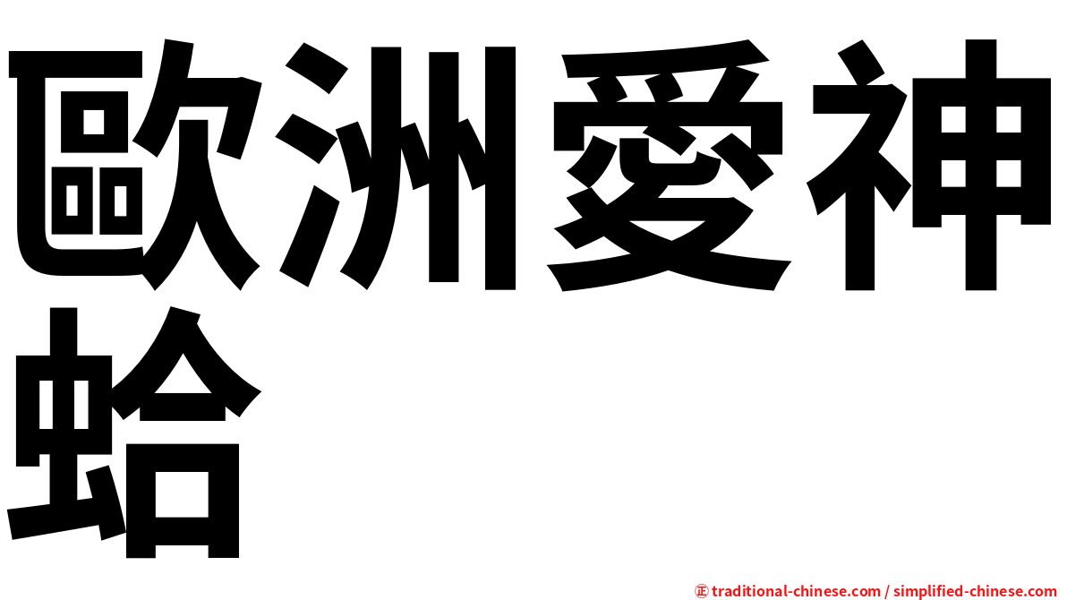 歐洲愛神蛤