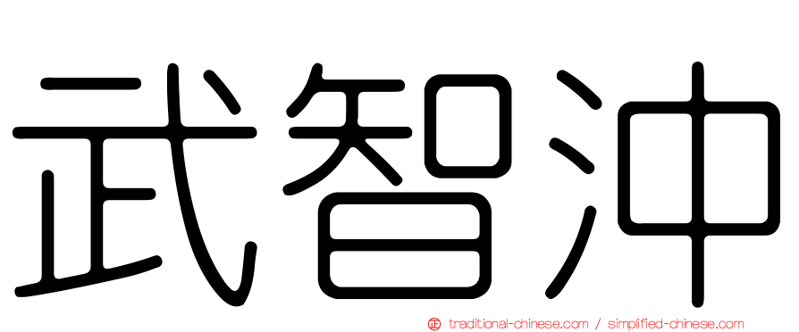武智沖