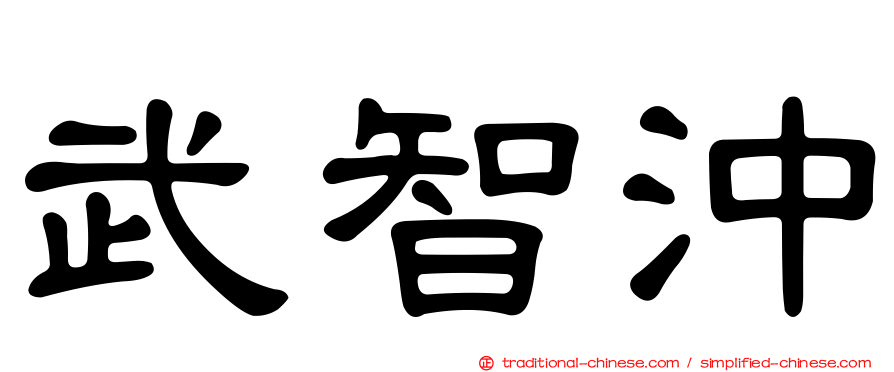 武智沖