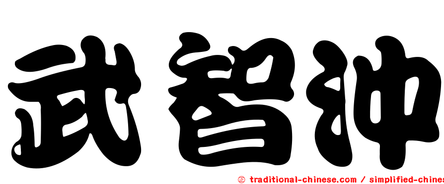 武智沖