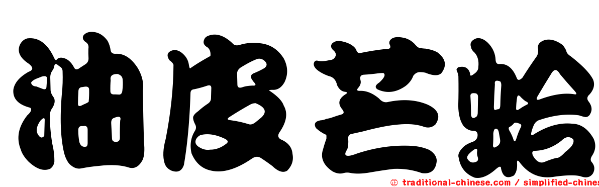 油皮芒蛤