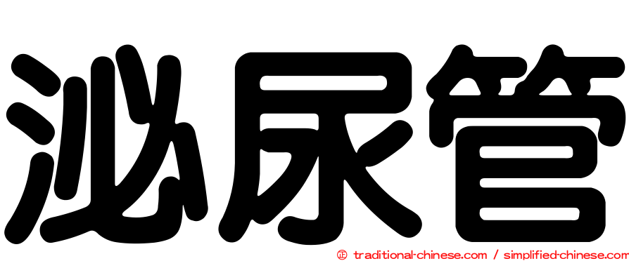 泌尿管