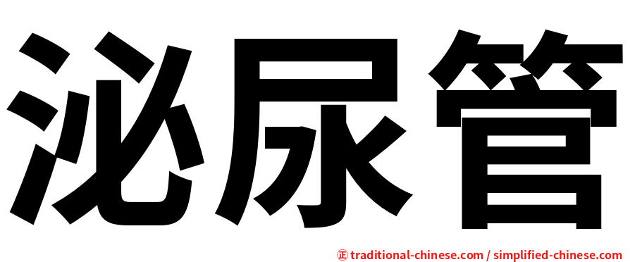 泌尿管