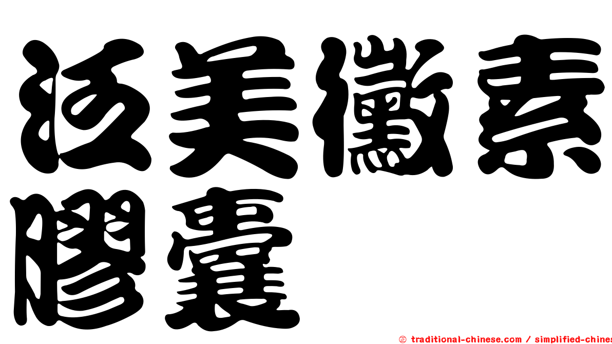 泛美黴素膠囊