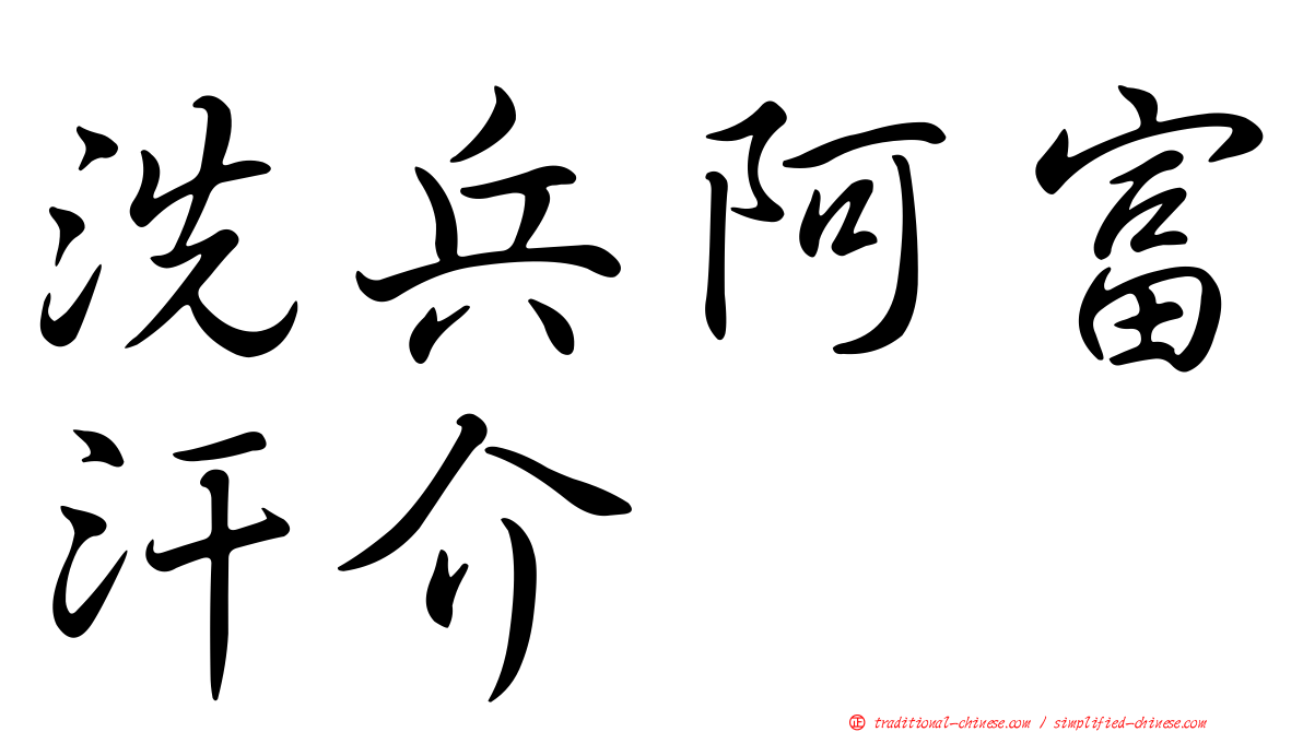 洗兵阿富汗介