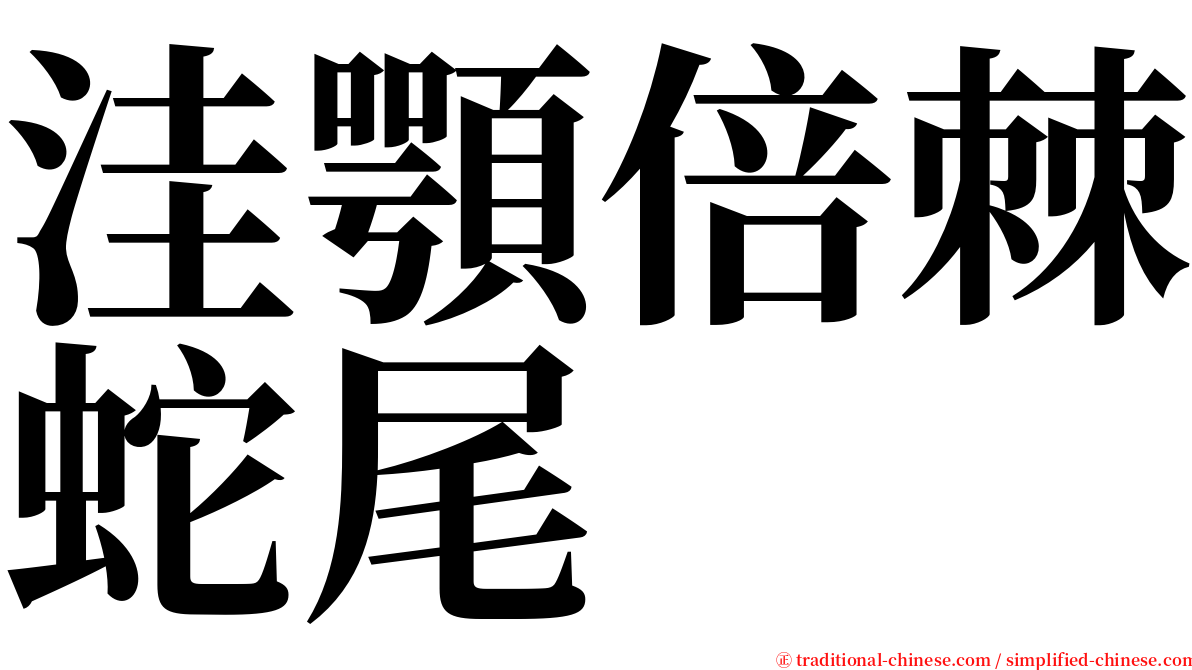 洼顎倍棘蛇尾 serif font