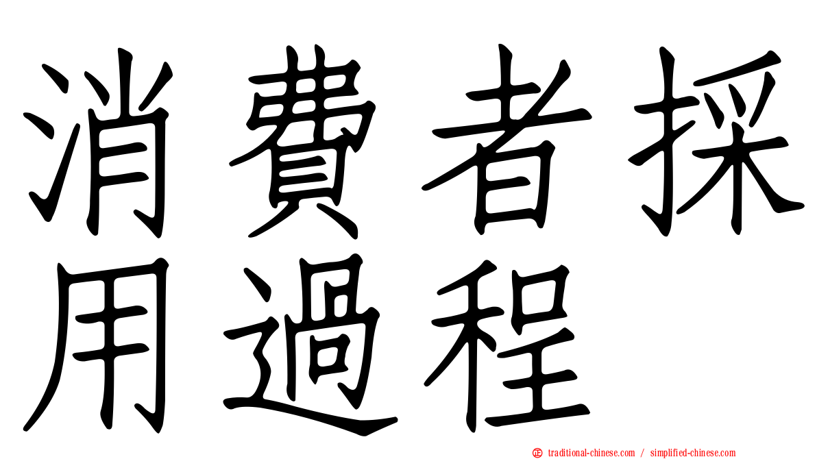 消費者採用過程