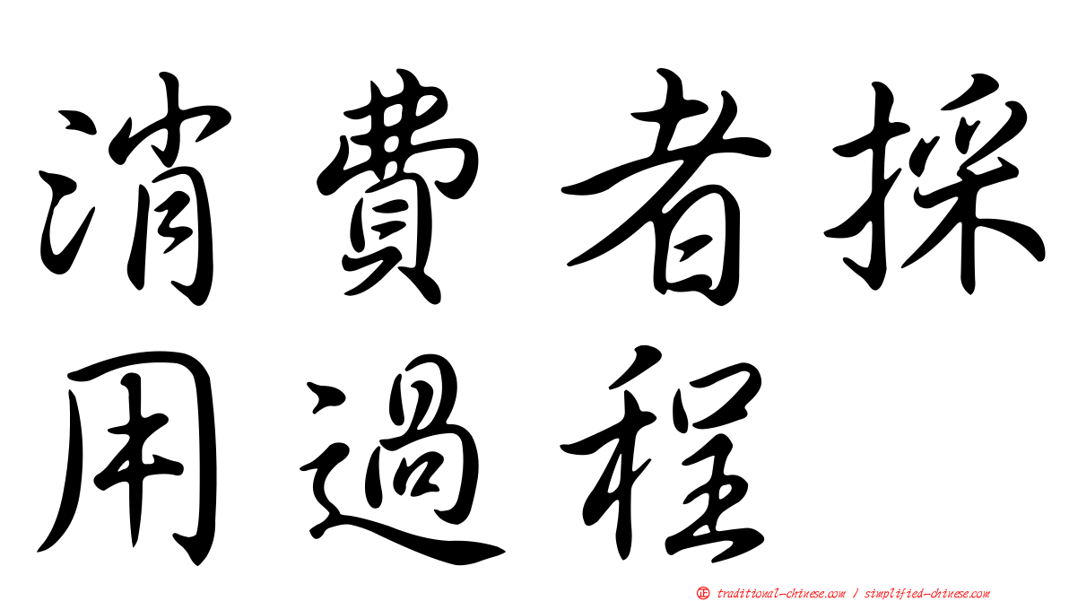 消費者採用過程