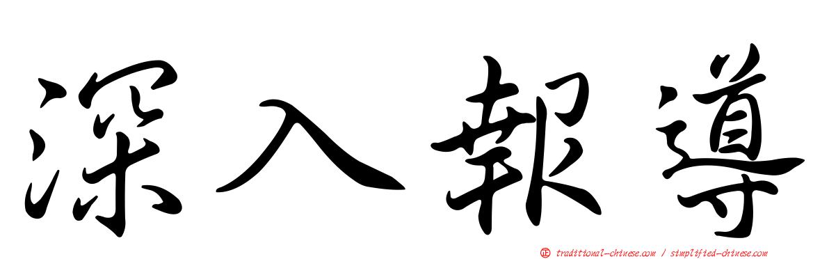 深入報導