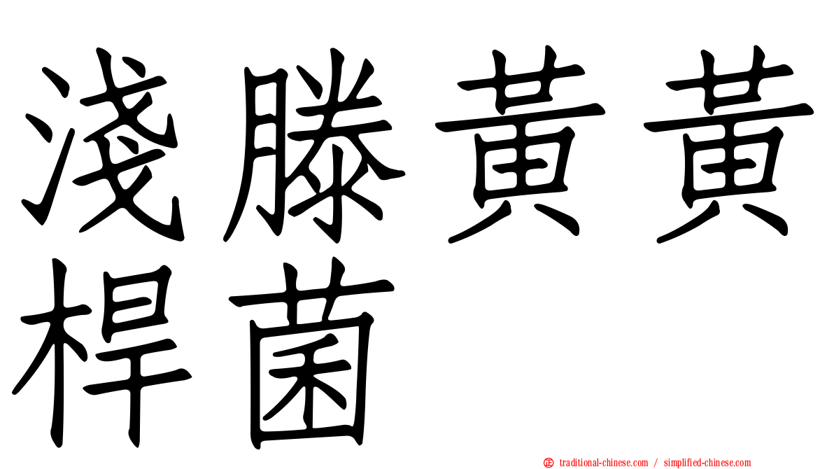 淺滕黃黃桿菌