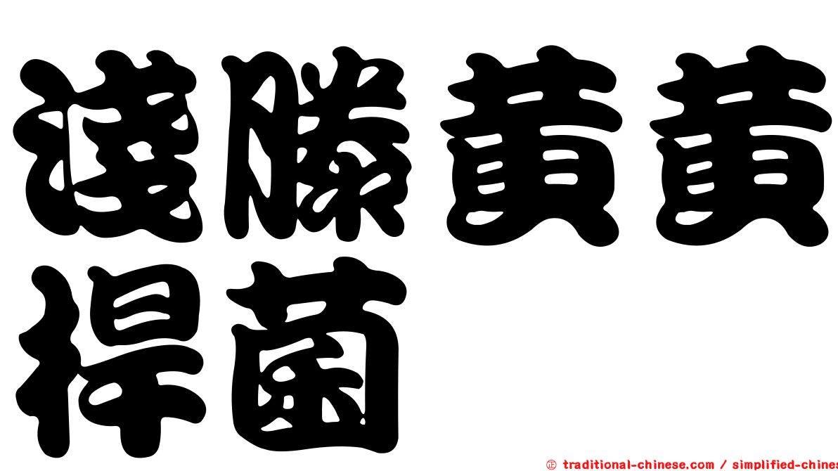 淺滕黃黃桿菌