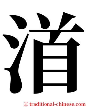 渞 serif font