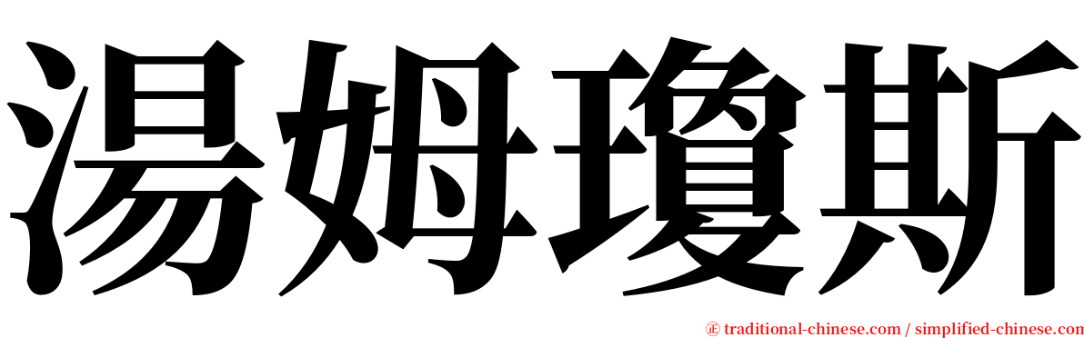 湯姆瓊斯 serif font
