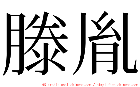 滕胤 ming font