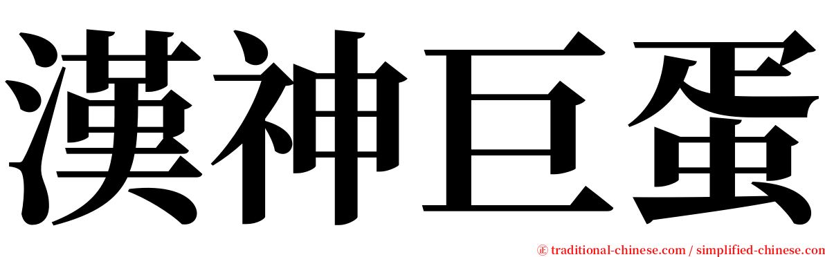 漢神巨蛋 serif font