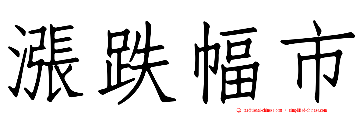 漲跌幅市