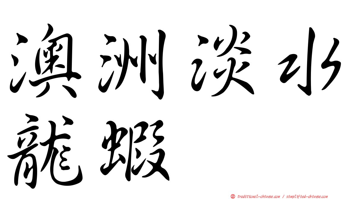澳洲淡水龍蝦