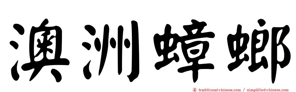澳洲蟑螂