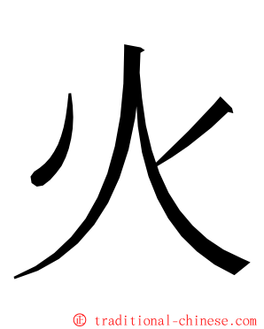 火 ming font