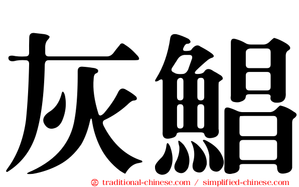 灰鯧