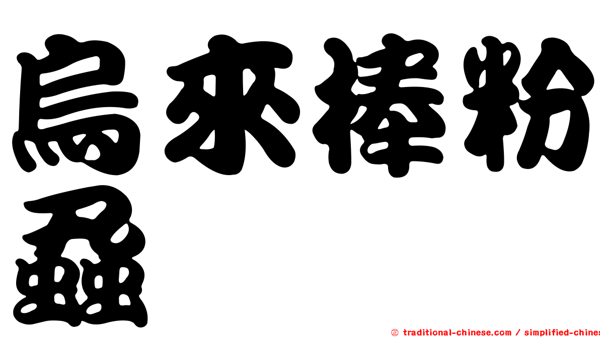 烏來棒粉蝨