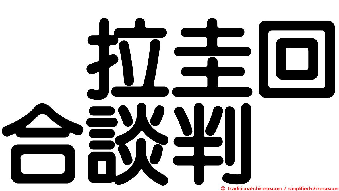 烏拉圭回合談判