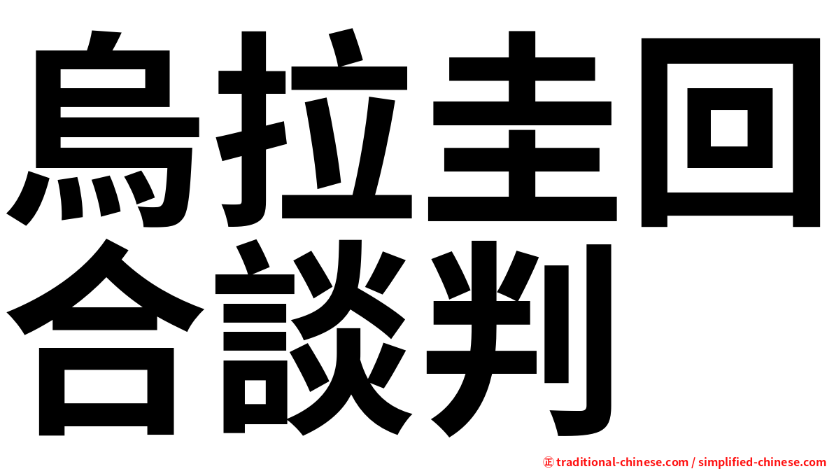 烏拉圭回合談判