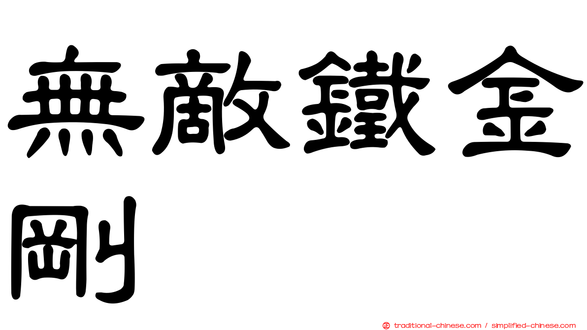 無敵鐵金剛