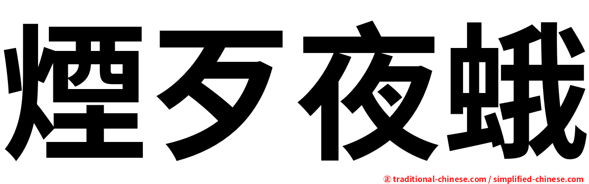 煙歹夜蛾