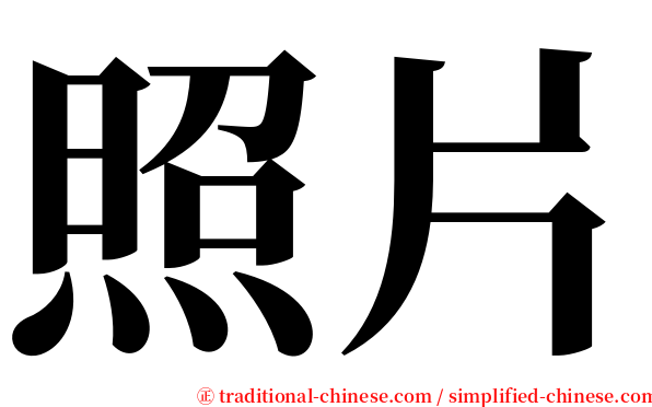照片 serif font