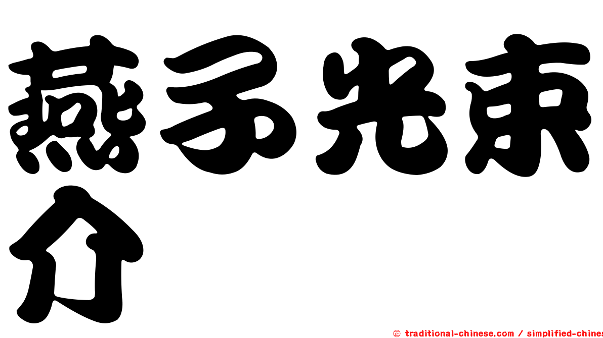 燕子光束介
