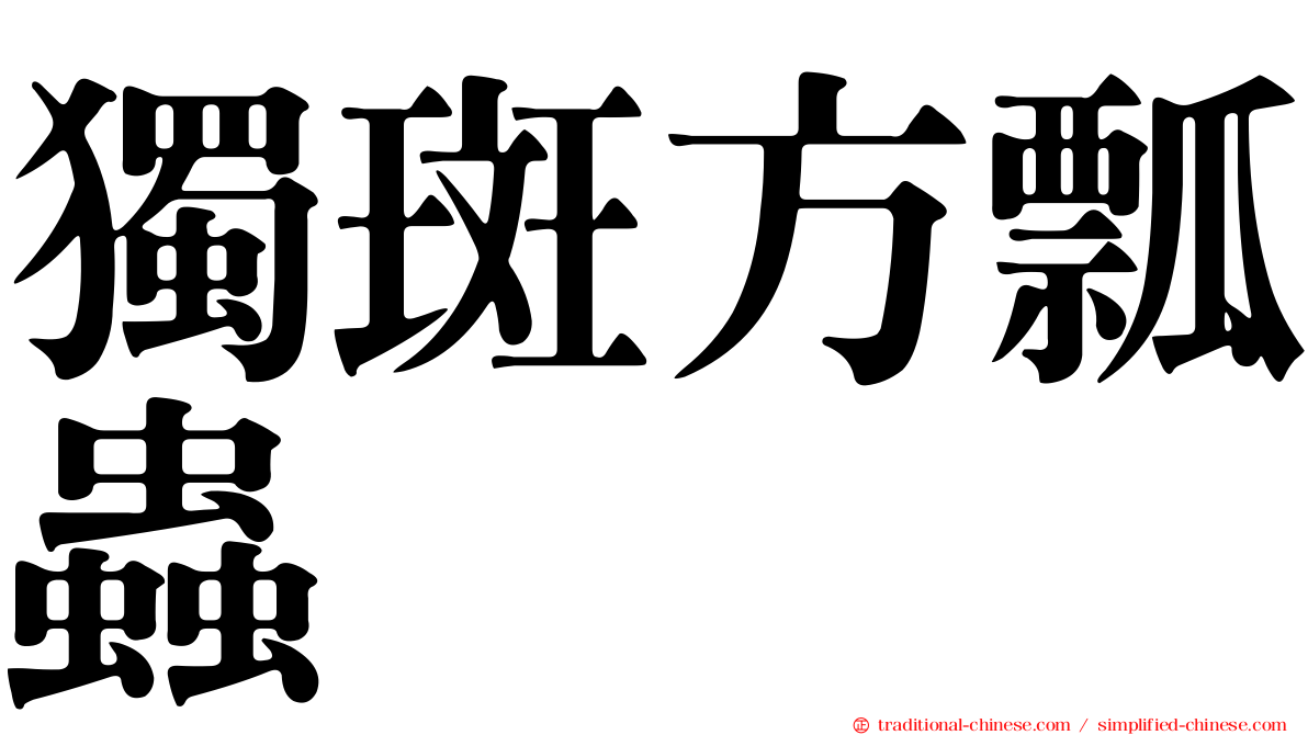 獨斑方瓢蟲