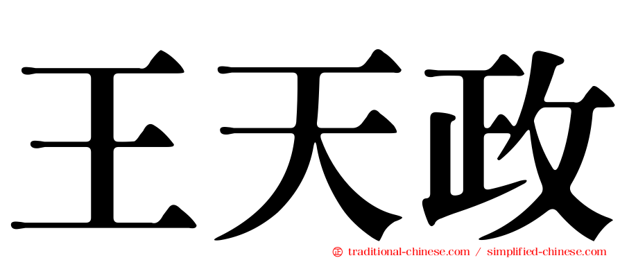 王天政