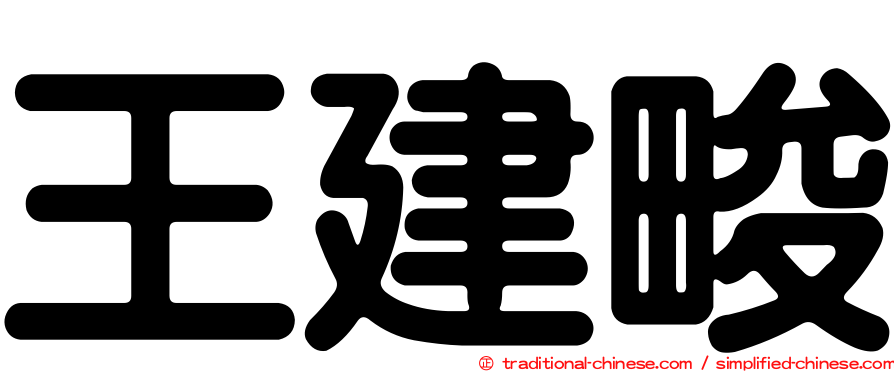王建畯