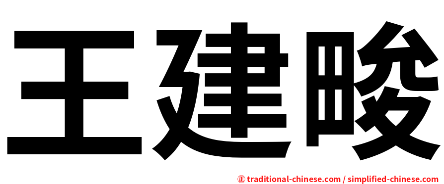 王建畯