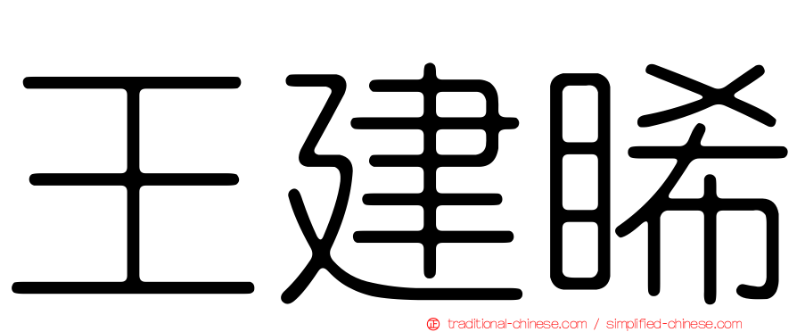 王建睎