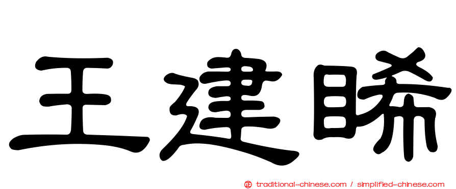 王建睎