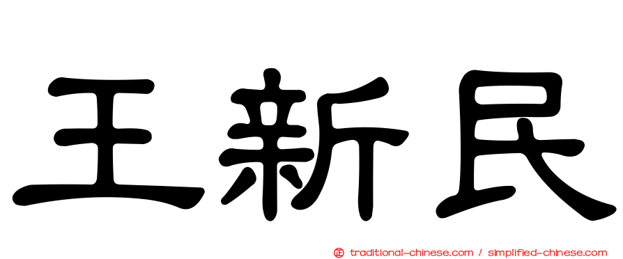 王新民