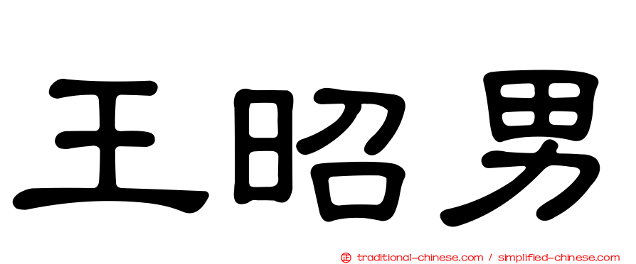 王昭男