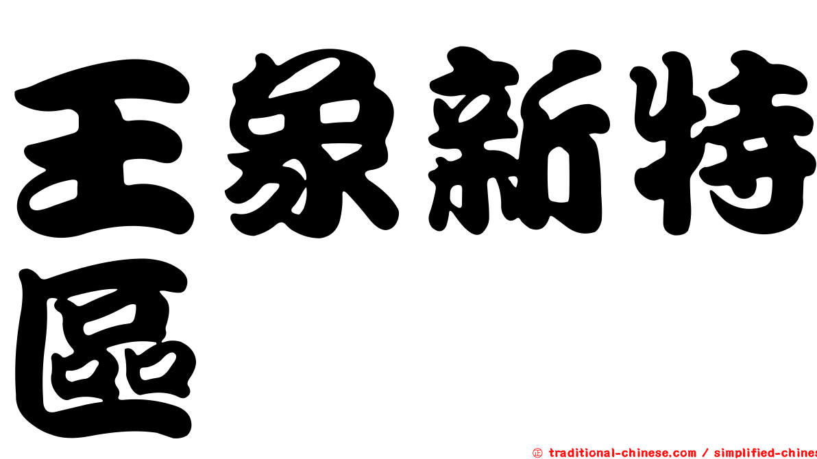 王象新特區