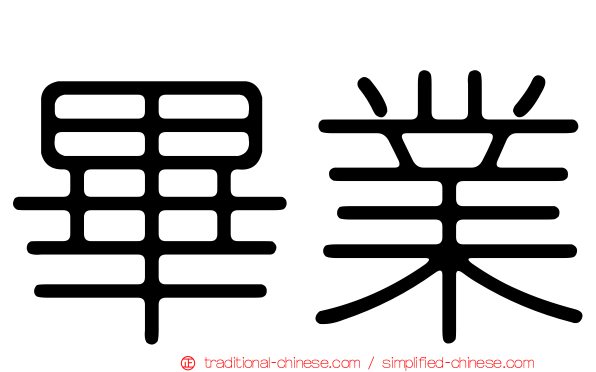 畢業