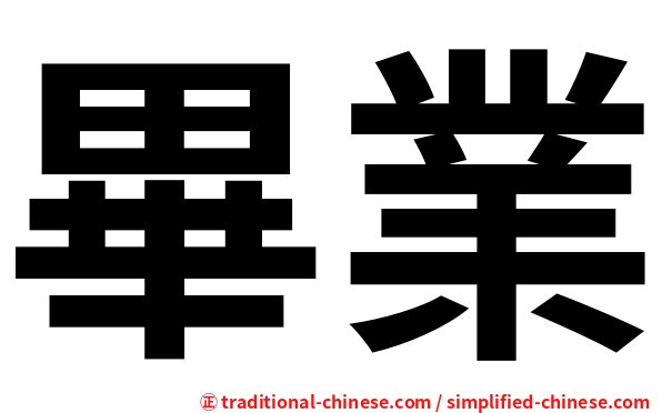 畢業